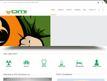 Tablet Screenshot of dmisolutionsinc.com